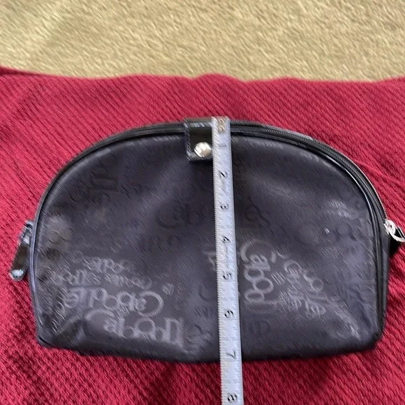 Caboodles 2 zippered compartment cosmetic bag. EUC - Picture 4 of 7